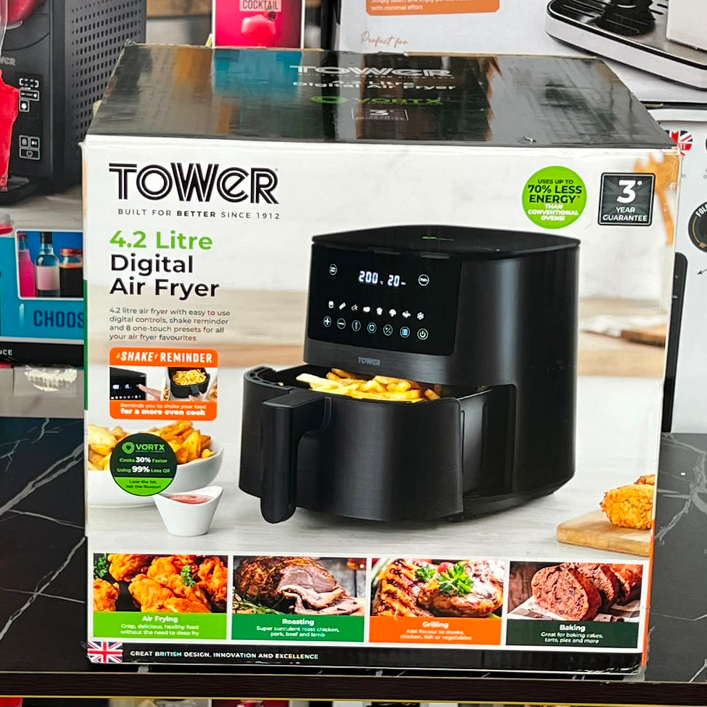 Tower 4.2 Litre Digital Air Fryer - New