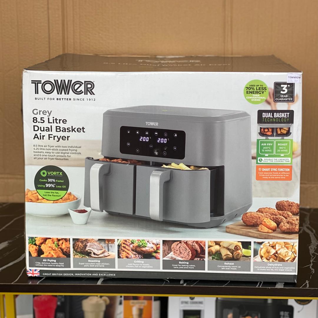 8.5L Tower  Vortx  Dual Basket Air Fryer.