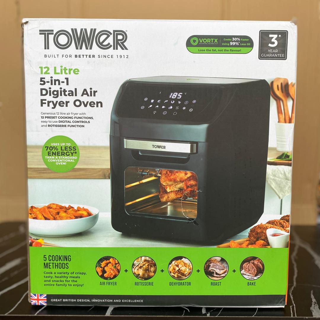 12L Tower Vortx 5-in-1 Digital Air Fryer Oven