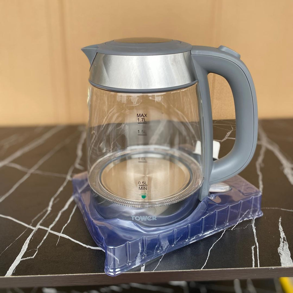 1.7L Tower Presto 2200W Electric Glass Kettle - New