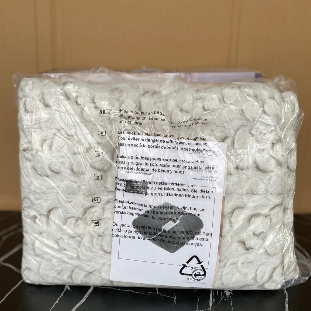 Carmen Comfort Fleece Luxury Electric Heated Throw