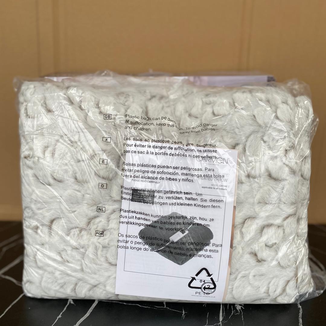 Carmen Comfort Fleece Luxury Electric Heated Throw