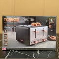 4-Slice Tower Cavaletto Stainless Steel Toaster