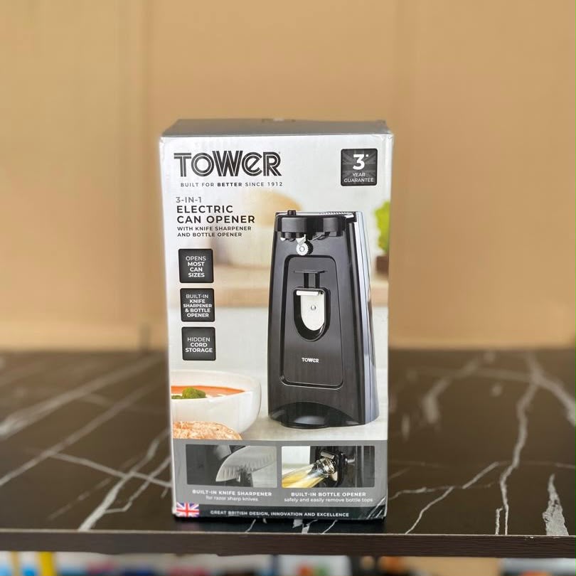 3 in 1 Tower Electric Can Opener