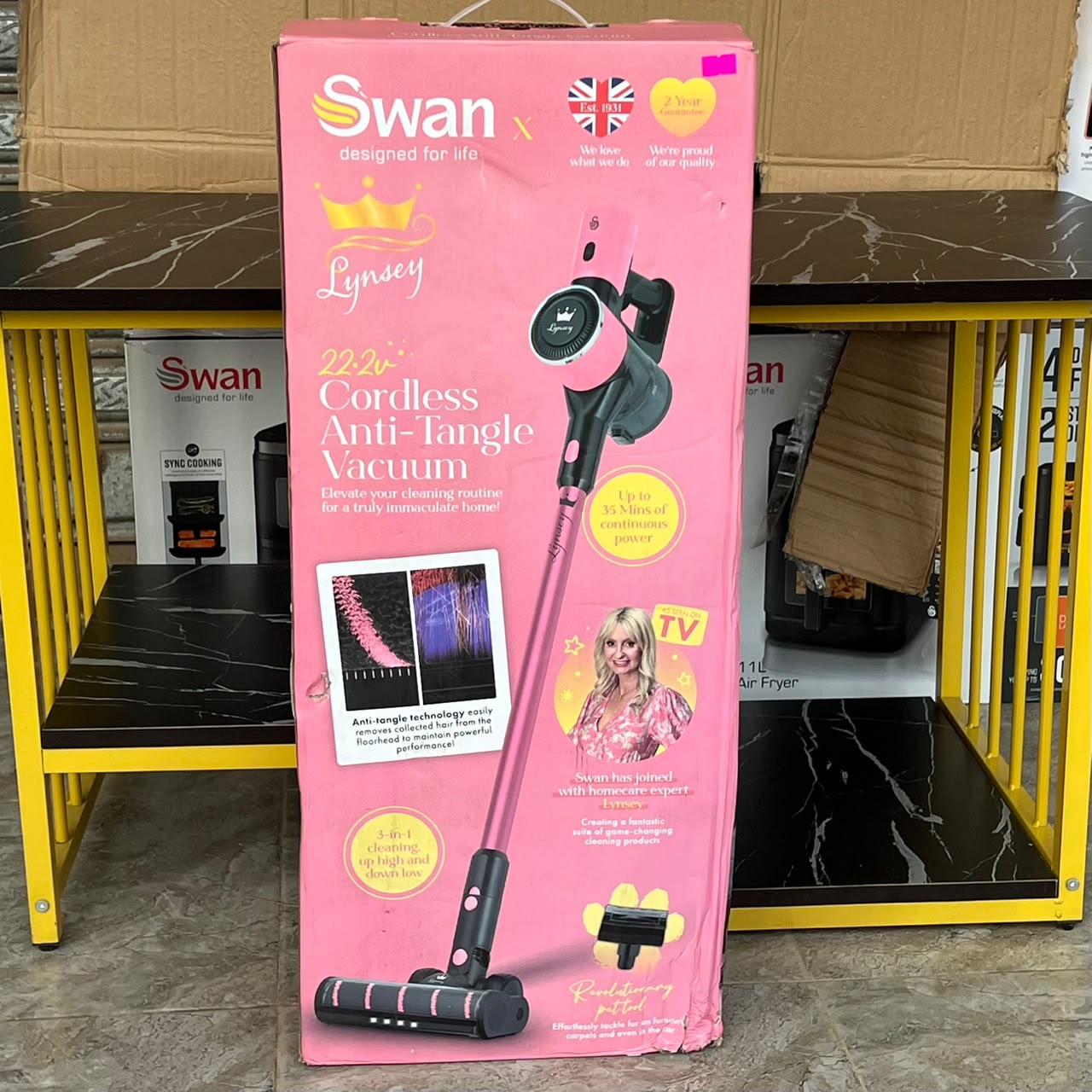 Swan Lynsey 22.2V Cordless Anti-Tangle Vacuum Cleaner