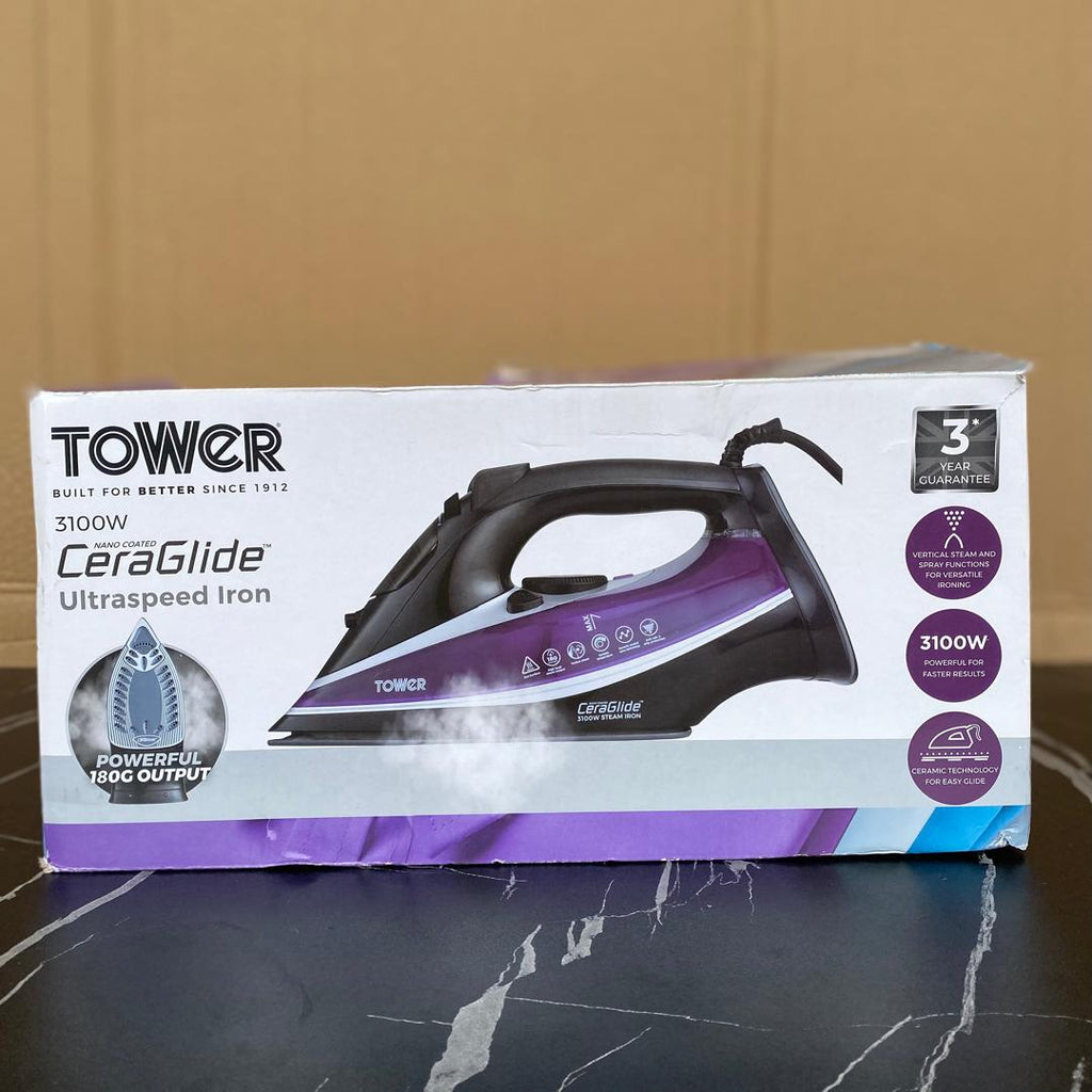Tower CeraGlide 3100W Ultraspeed Steam Iron