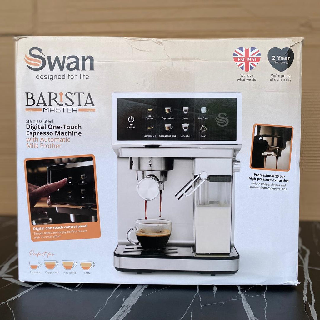 Swan Barista Master Digital One-Touch Espresso Machine - STORE REJECT