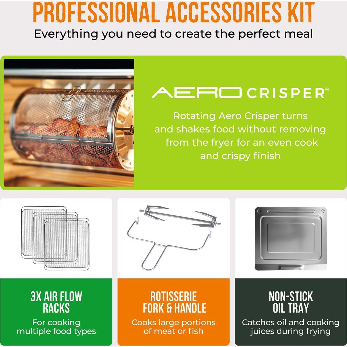 30L Tower Vortx Platinum Xpress 18-in-1 Air Fryer Oven - STORE REJECT