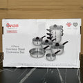 8pc Swan Townhouse Stainless Steel Cookware Set - STORE REJECT
