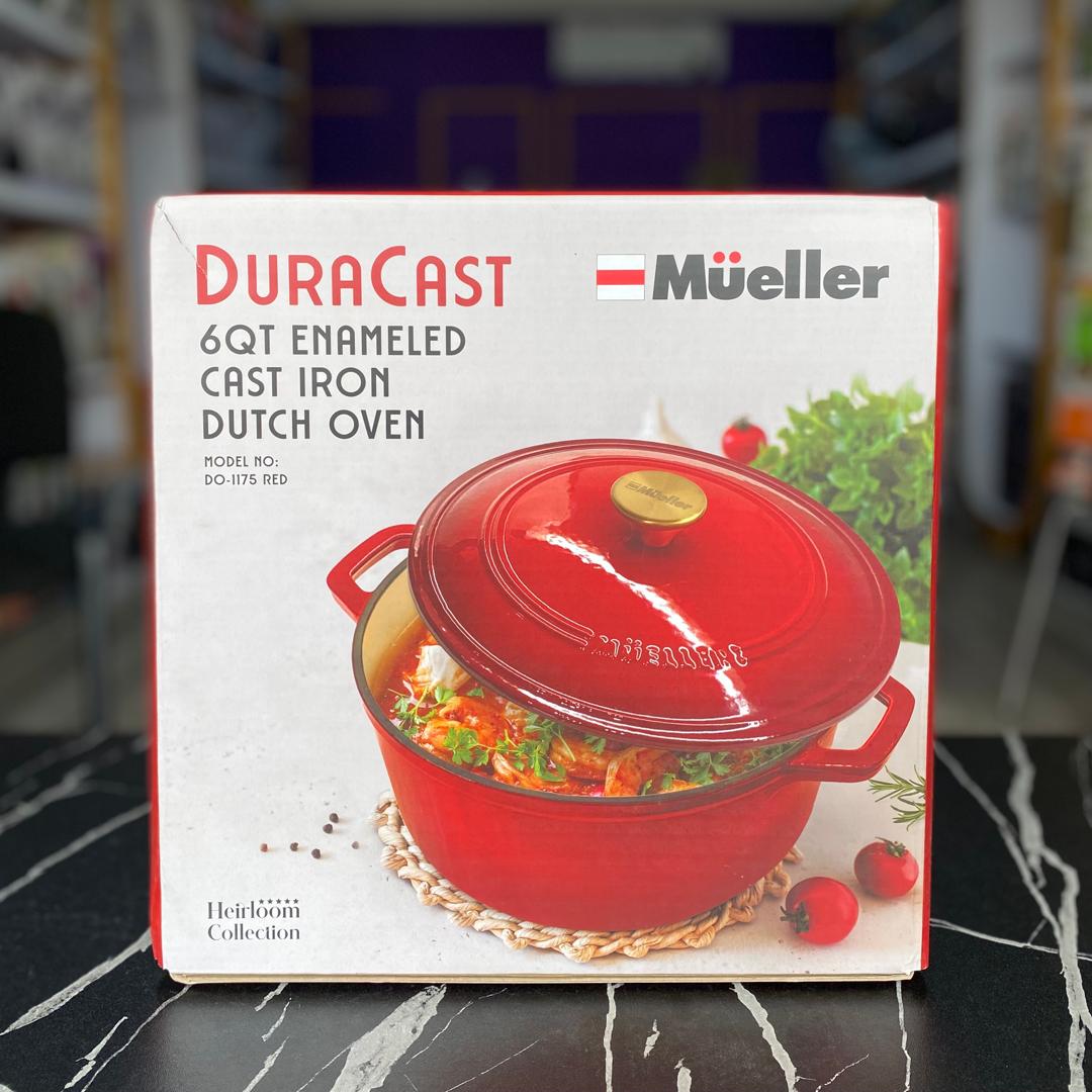 Mueller DuraCast 6qt Enameled Cast Iron - New