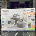 3-piece Tower Cerastone  Saucepan Set - NEW