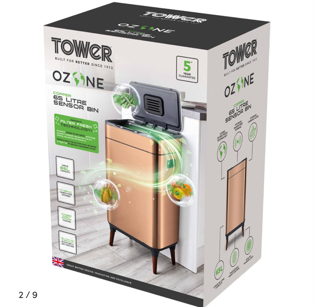 65L Ozone Sensor Bin - STORE REJECT