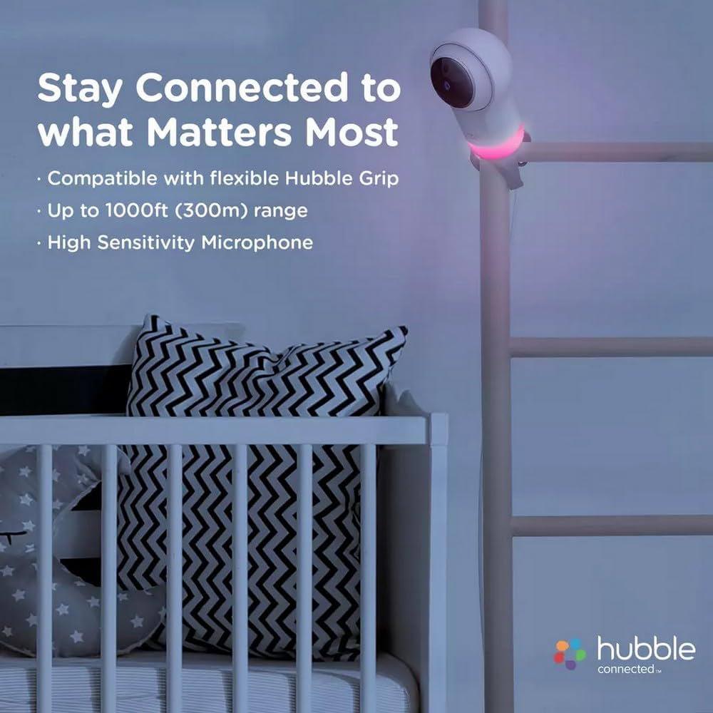 Hubble Connected Nursery Pal Glow+ Smart Video Baby Monitor - NEW