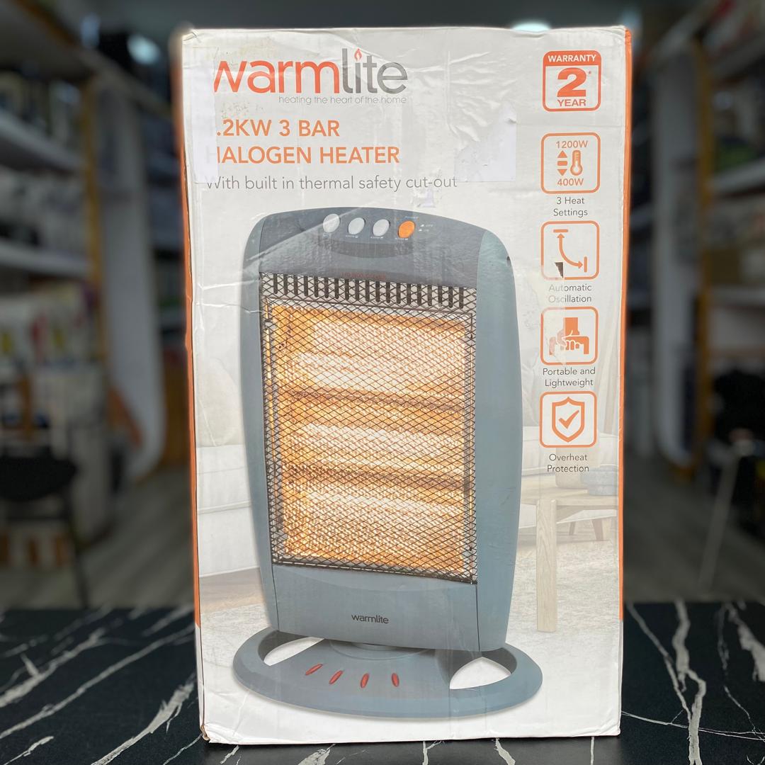 Warmlite 3 Bar Halogen Heater - NEW