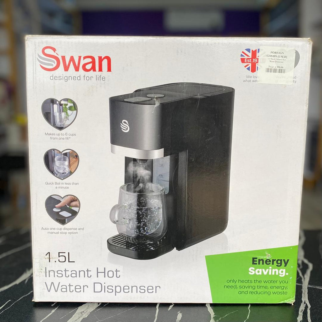 1.5L Swan Instant Hot Water Dispenser - PRE-OWNED