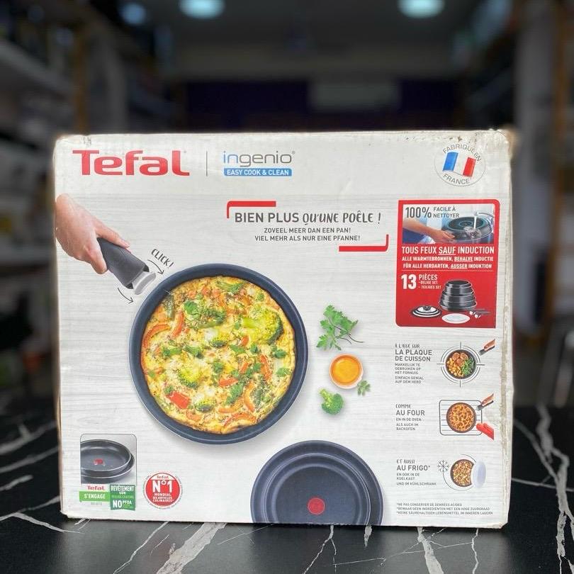 13pc Tefal Ingenio Easy Cook & Clean cookware set - STORE REJECT