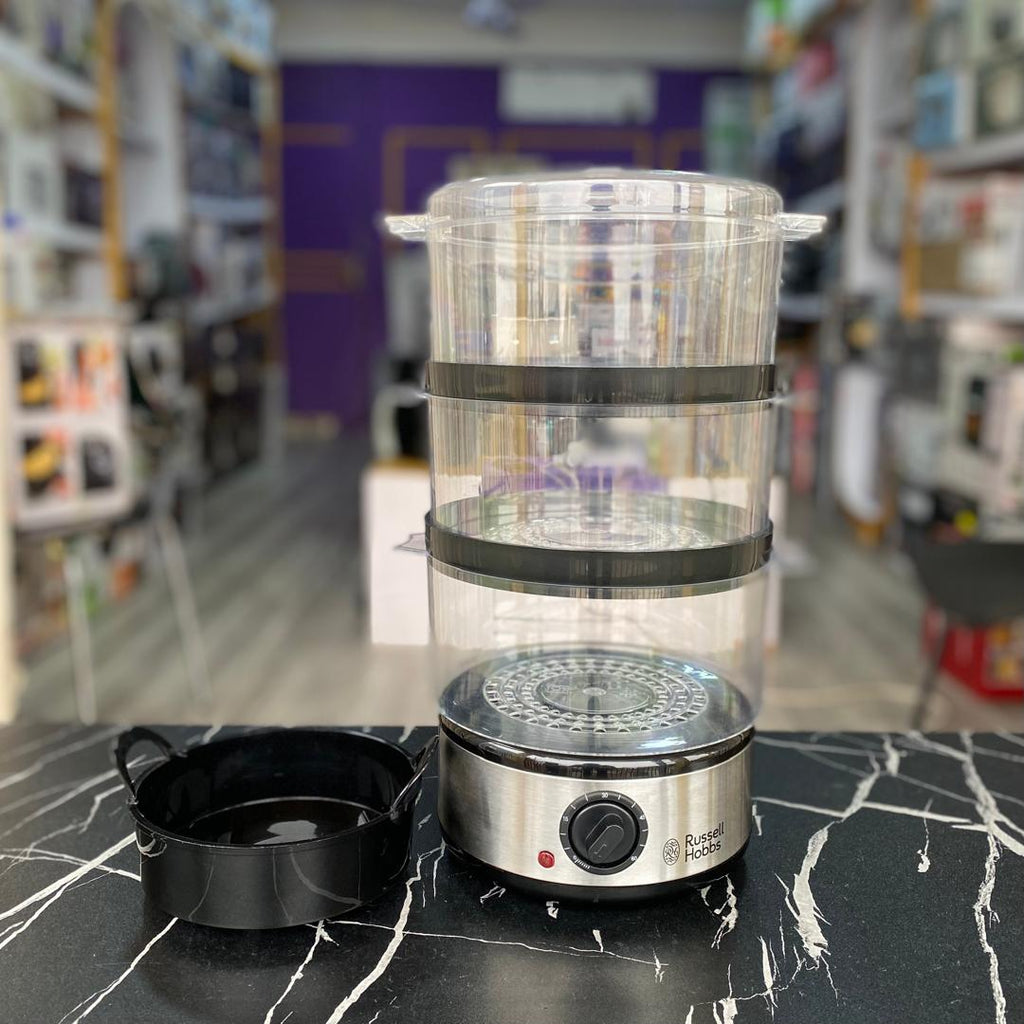 Russell Hobbs Food Collection Compact 3 Tier Food Steamer - NEW