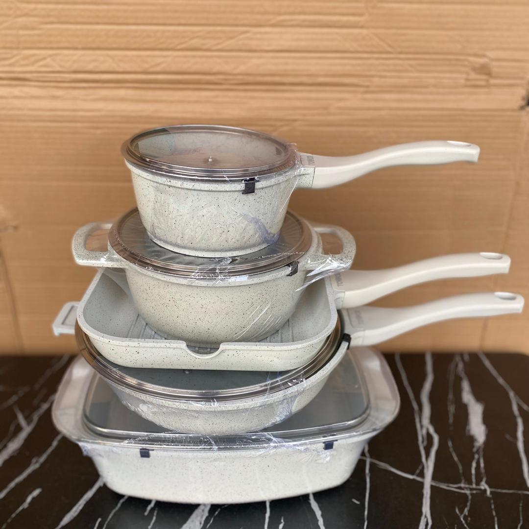 5 Piece Tower Pro Cerastone Die Cast Pan Set - NEW