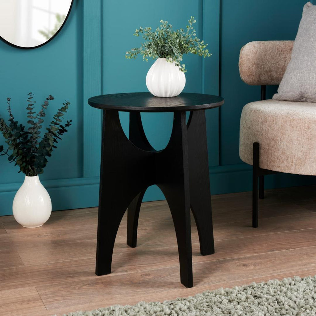 HOME COLLECTION WOODEN SIDE TABLE – NEW