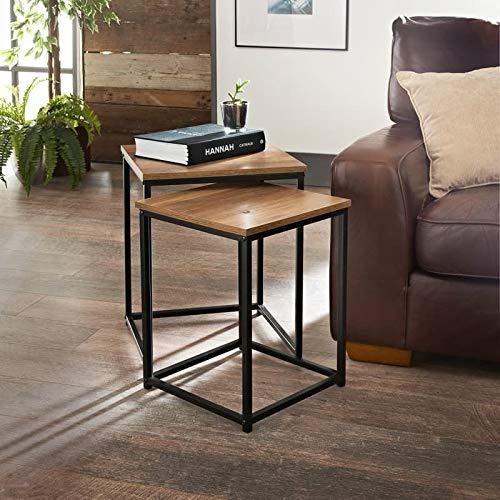 Tromso Nest of 2 Square Tables - NEW