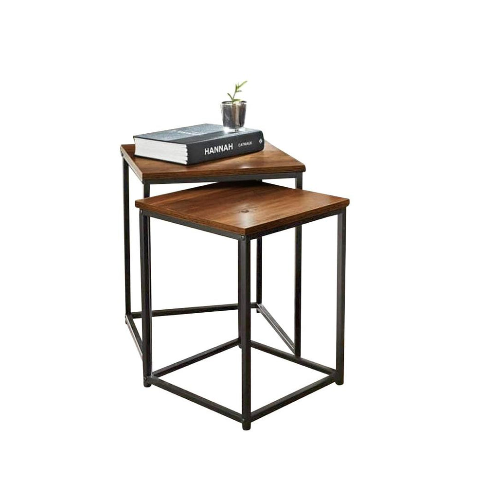 Tromso Nest of 2 Square Tables - NEW