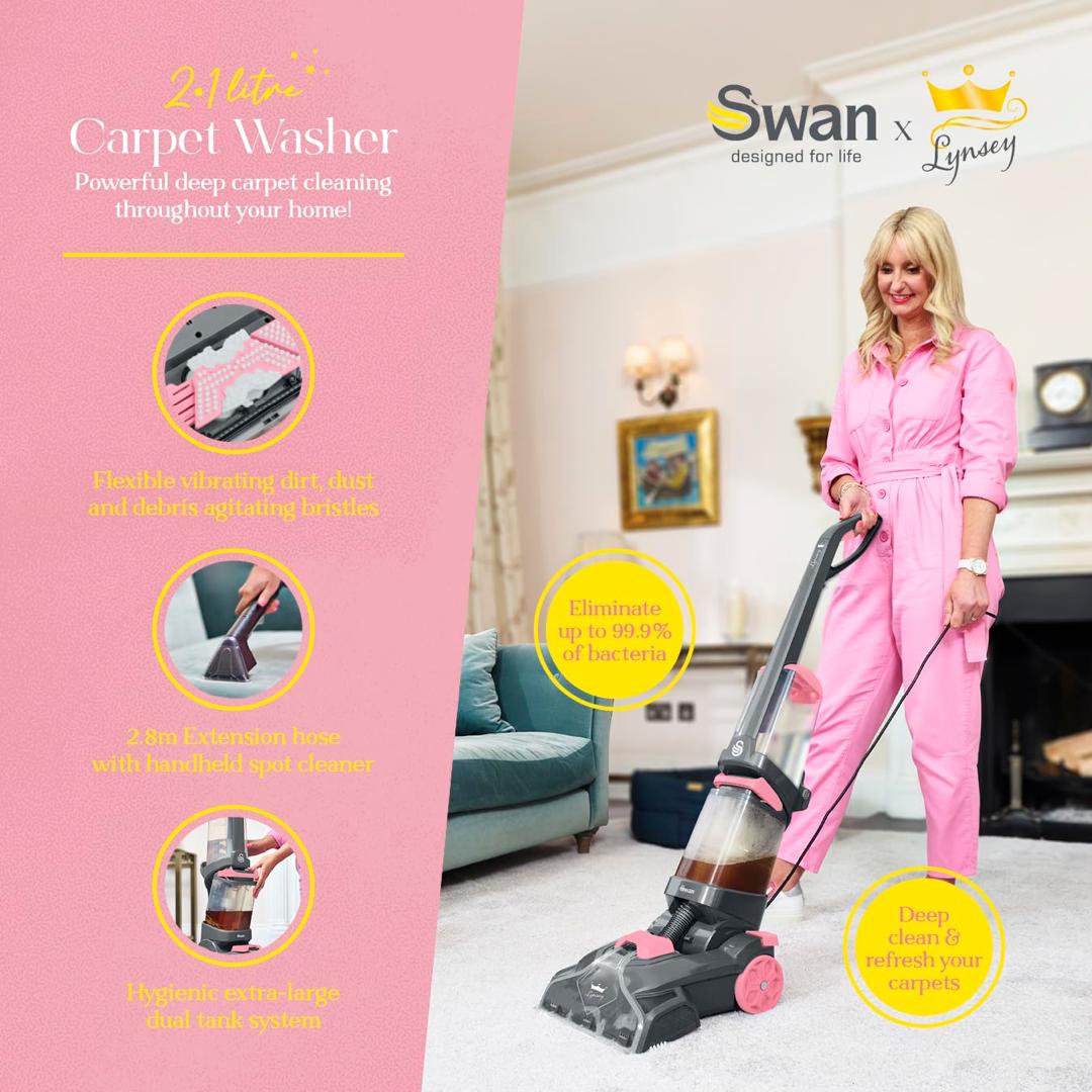 2.1L Swan Carpet Washer - STORE REJECT