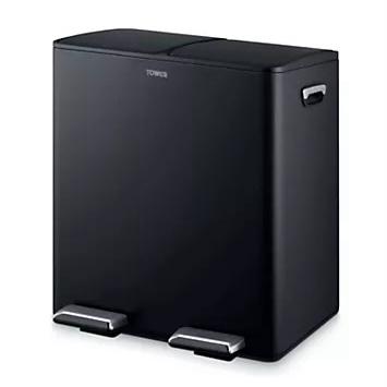40L Tower Recycling Pedal Bin - NEW