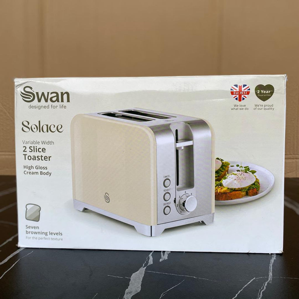 2 Slice Swan Solace Toaster - NEW