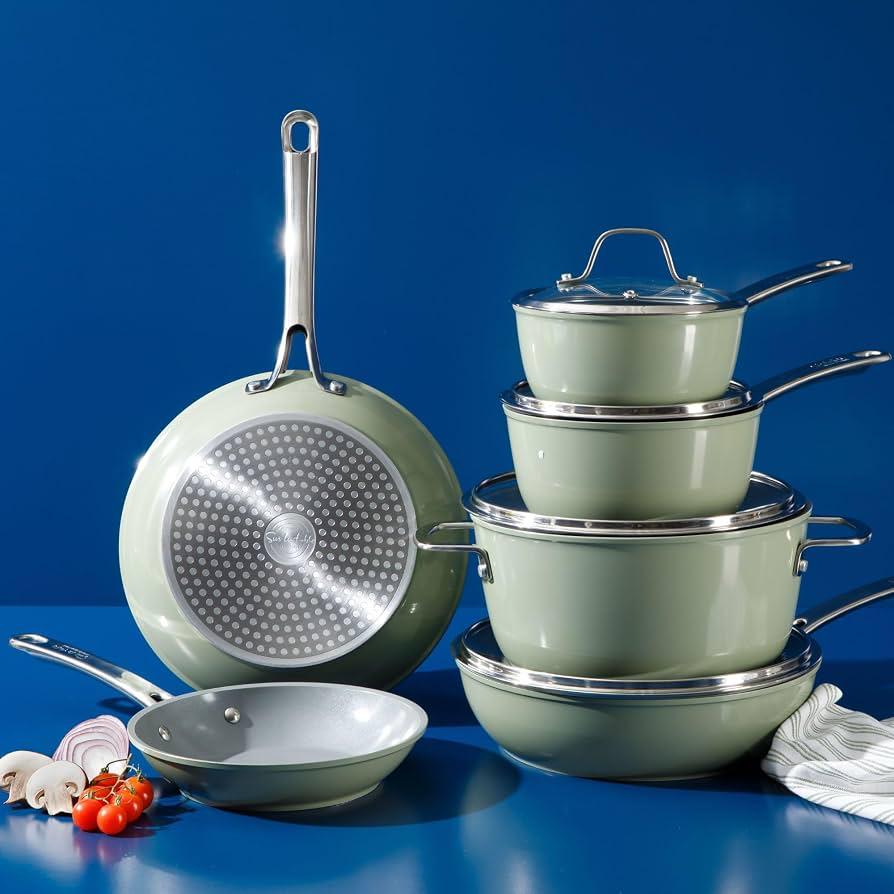10 Piece Sur La Table Kitchen Essentials Cookware Set - NEW