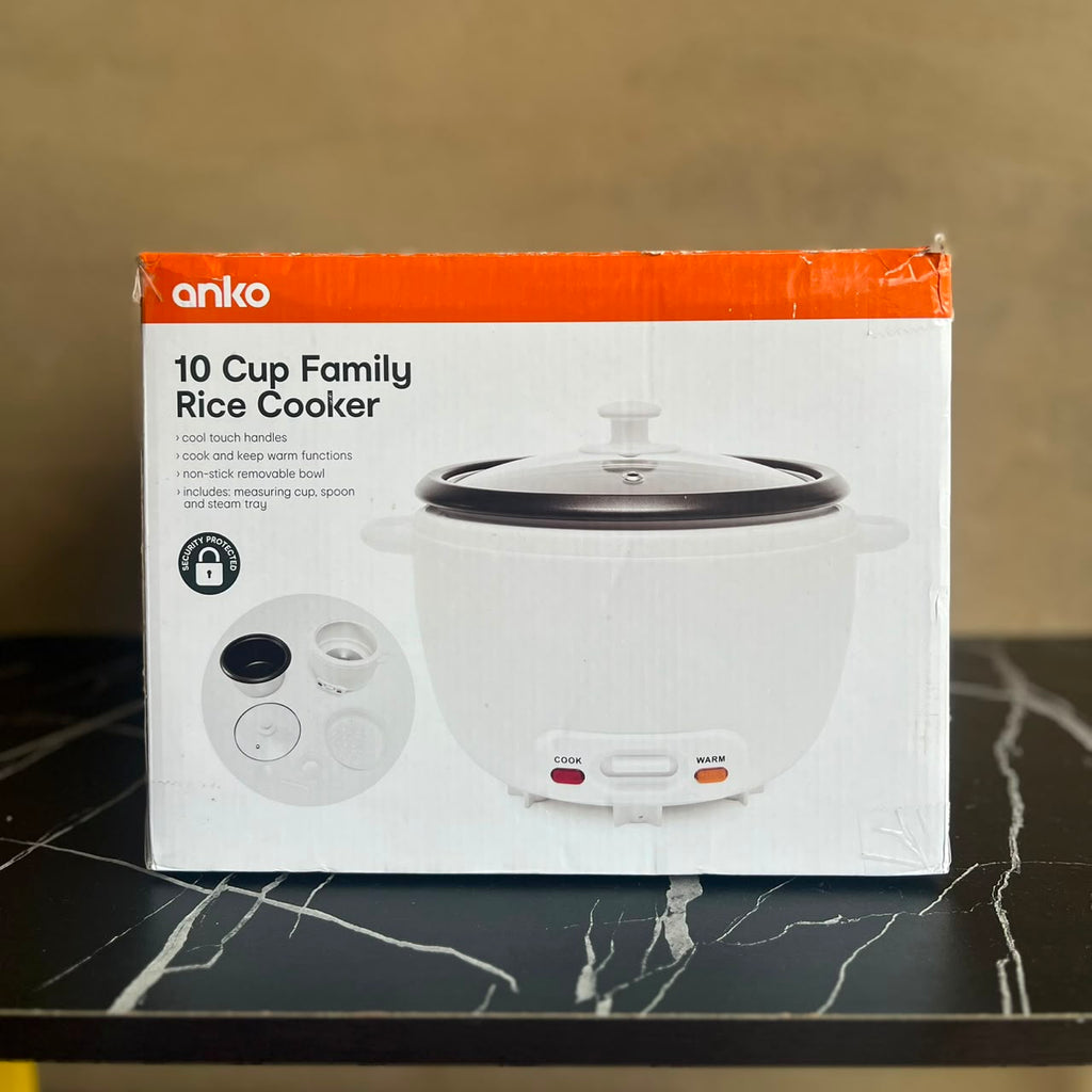 10 Cup Anko  Family Rice Cooker - NEW