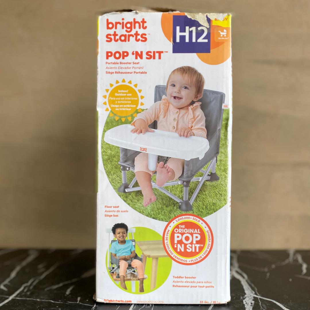 Bright Starts H12 Pop 'N Sit Portable Booster Seat - NEW