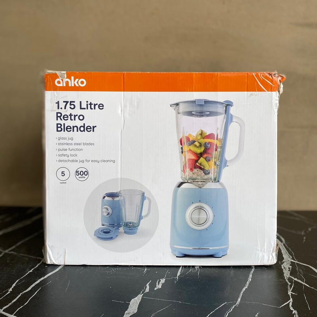 1.75L Anko Retro Blender - NEW