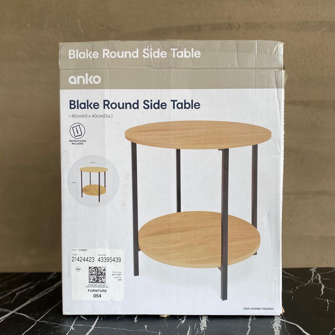 Anko Blake Round Side Table - NEW