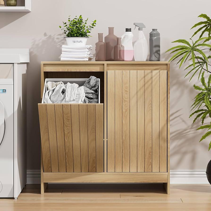 Anko Leon Laundry Hamper Cabinet - NEW