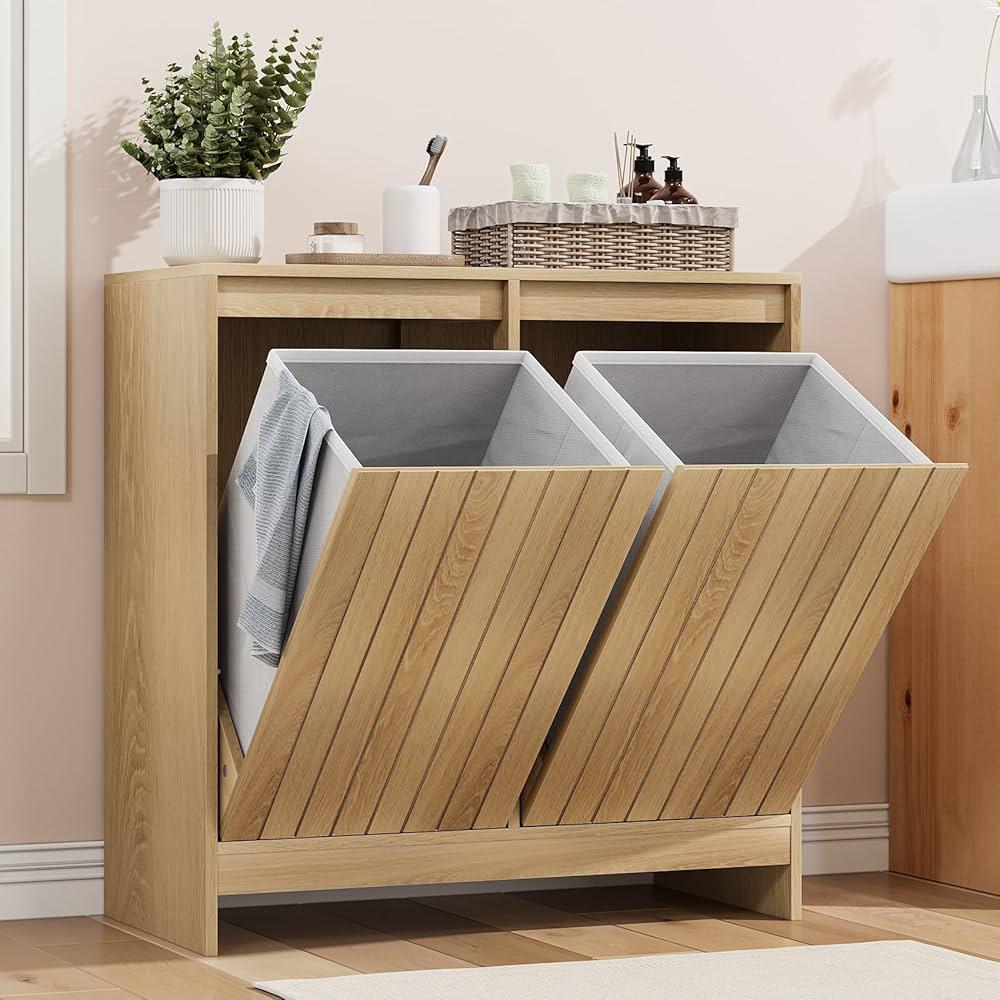 Anko Leon Laundry Hamper Cabinet - NEW
