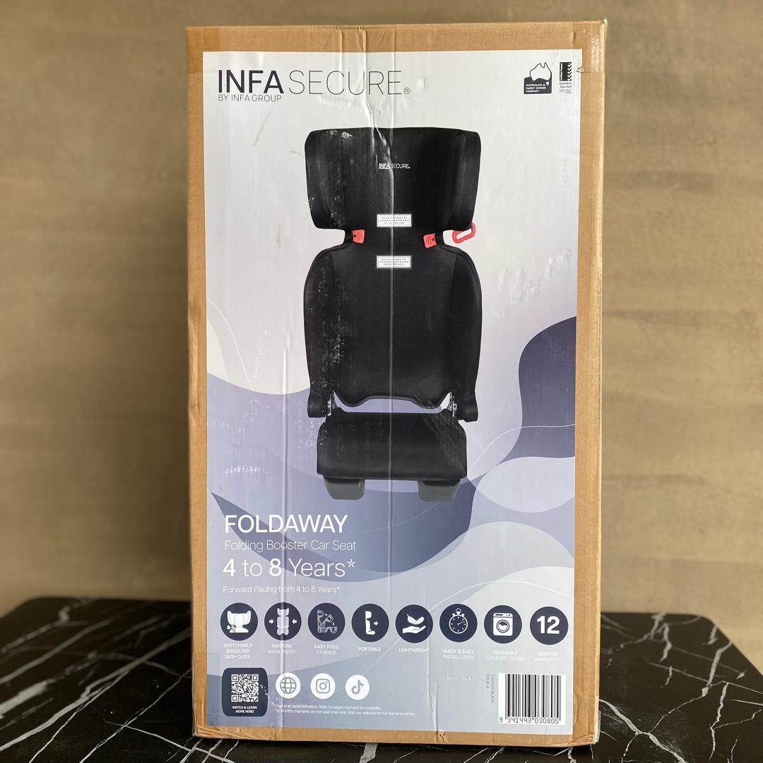 InfaSecure Foldaway / Traveller Folding Booster Seat - NEW