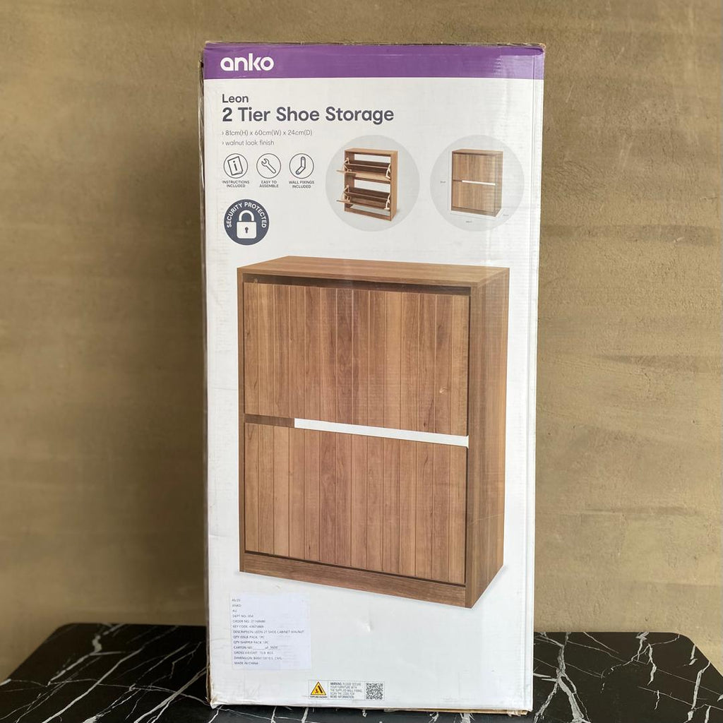 Anko Leon 2 Tier Shoe Storage - NEW