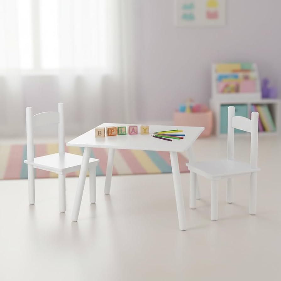 Anko Table & Chair Set White - NEW