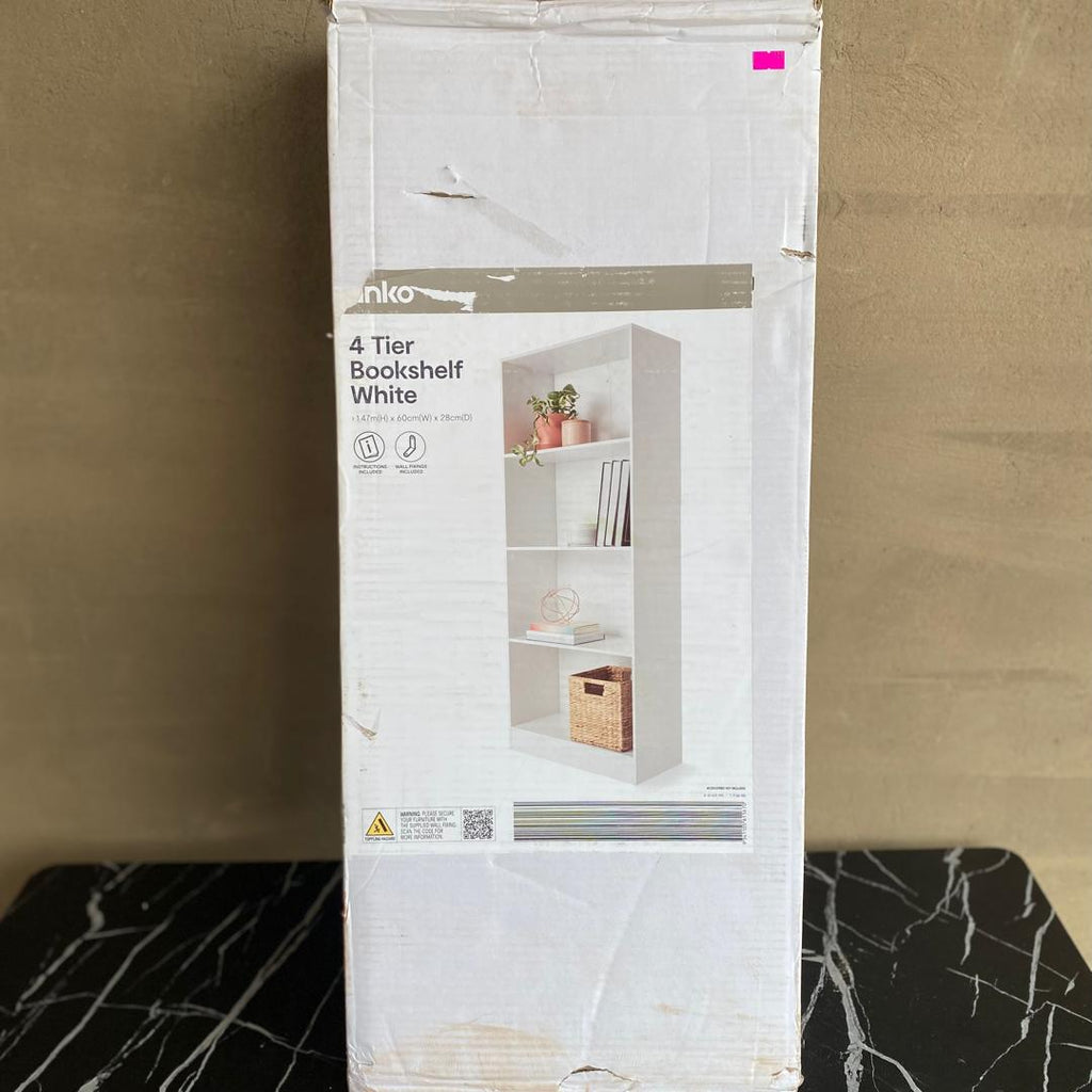 Anko 4 Tier Bookshelf - NEW