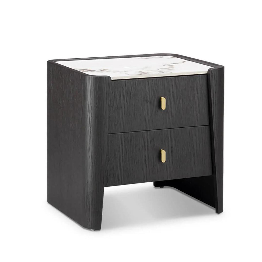Anko Hazel 2 Drawer Bedside Table - NEW