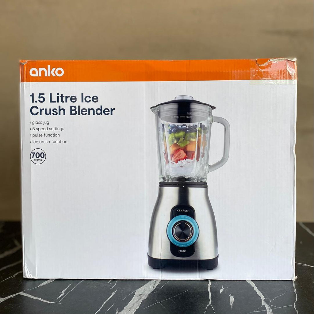 Anko 1.5 Litre Ice Crush Blender (700W) -NEW