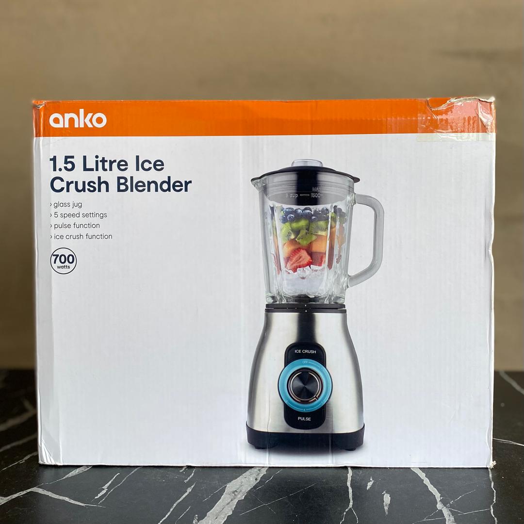 Anko 1.5 Litre Ice Crush Blender (700W) -NEW