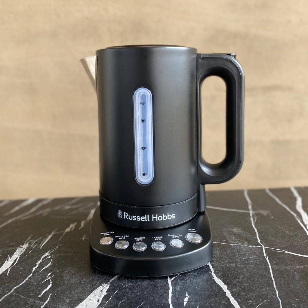 Russell Hobbs Addison Matte Black Variable Temperature Kettle - PRE-OWNED