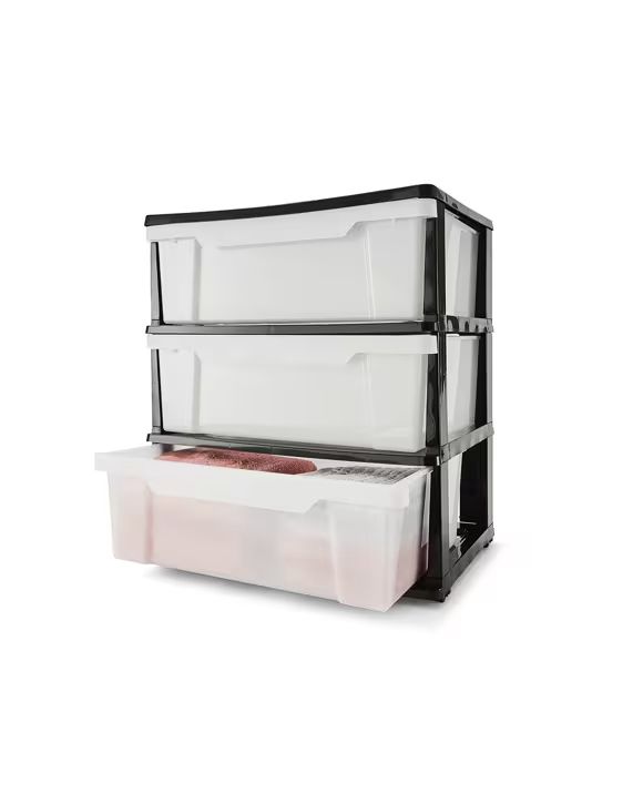 Anko 3 Drawer Wide  - NEW