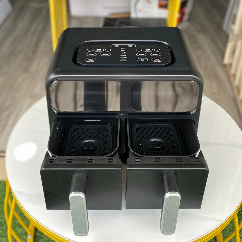 8L George Home Dual Basket Air Fryer - STORE REJECT