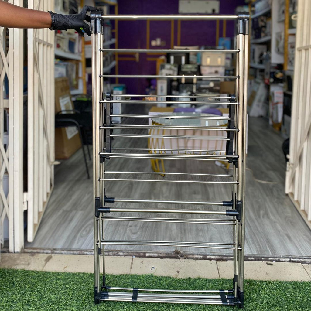Foldable Metal Clothes Drying Rack - PRE- OWNED