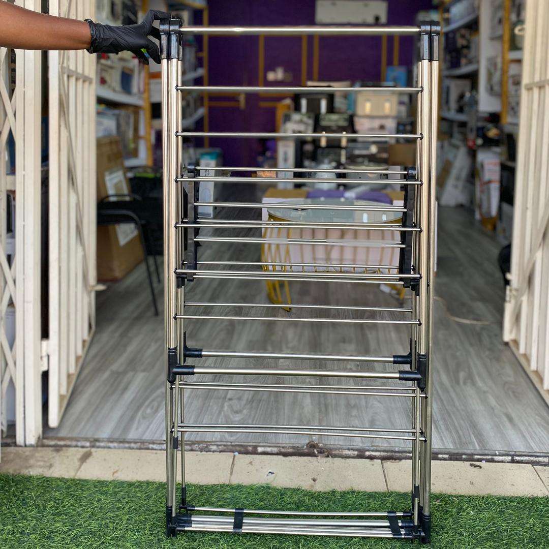 Foldable Metal Clothes Drying Rack - PRE- OWNED