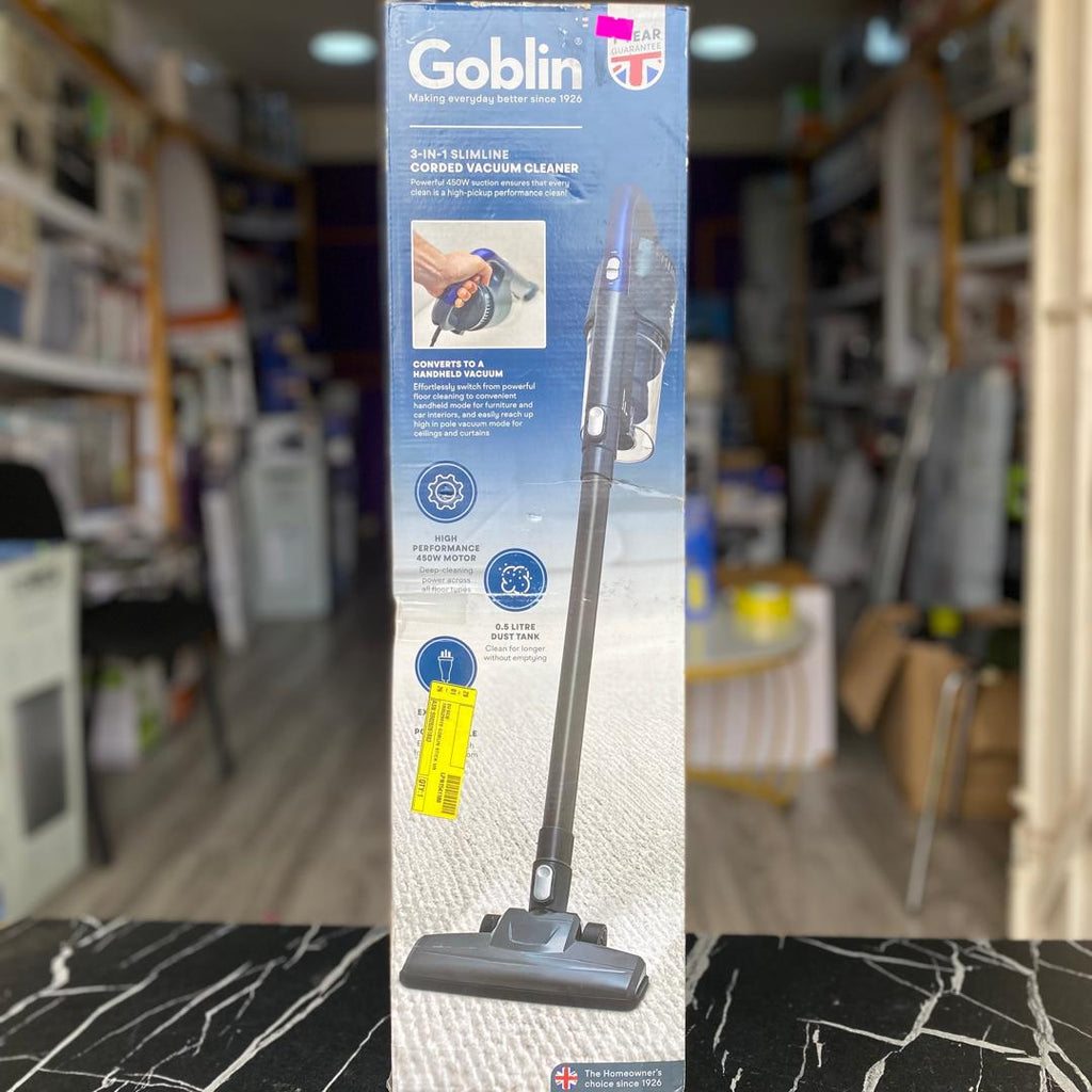 Goblin 2-in-1 slimline corded vacuum cleaner -STORE REJECT