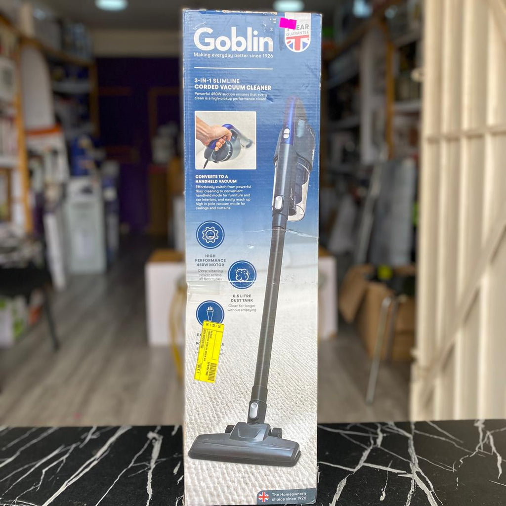 Goblin 2-in-1 slimline corded vacuum cleaner -STORE REJECT