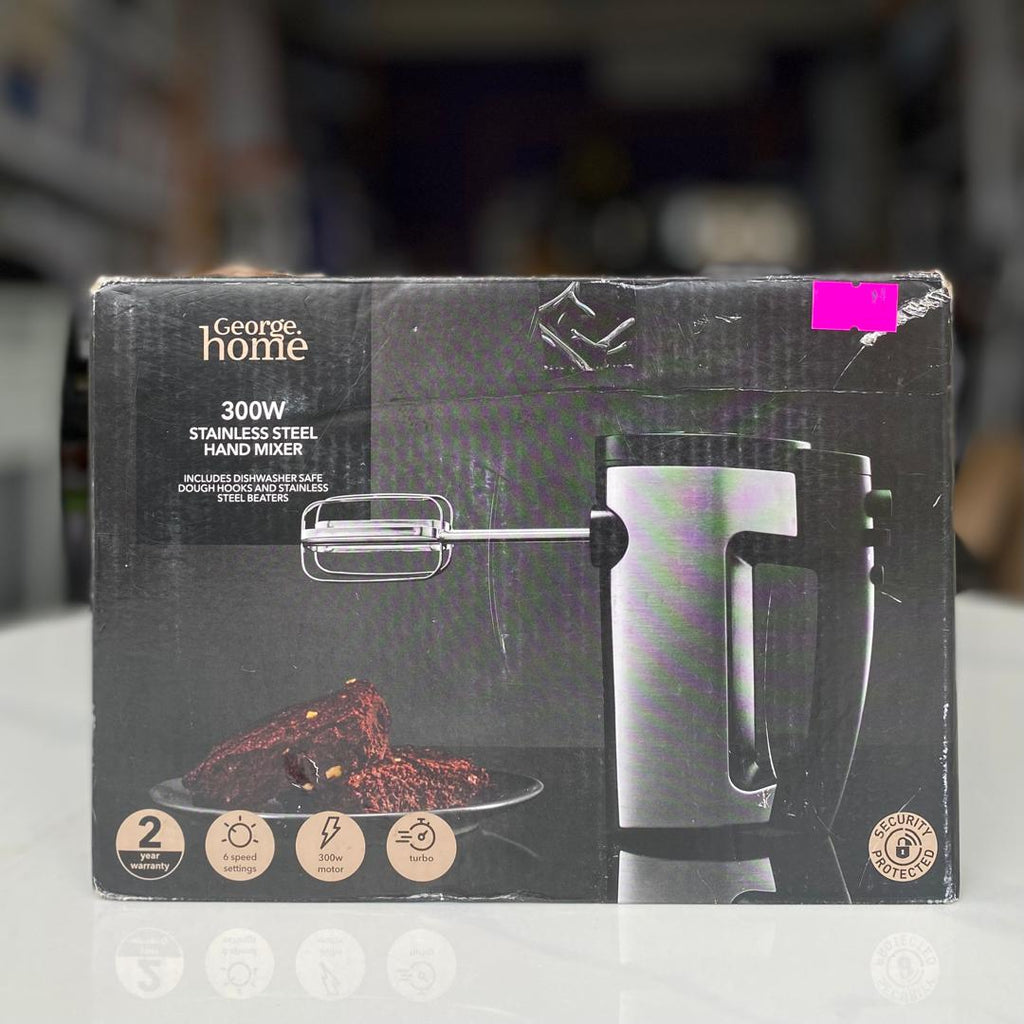 George Home 300W Stainless Steel Hand Mixer box - NEW